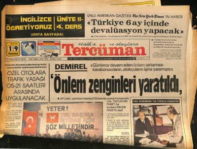 Tercüman Gazetesi 19 Mart 1979 - Tokat , Gaziantep Ve Mardinde 3 Kişi Öldürüldü GZ85793 - 1