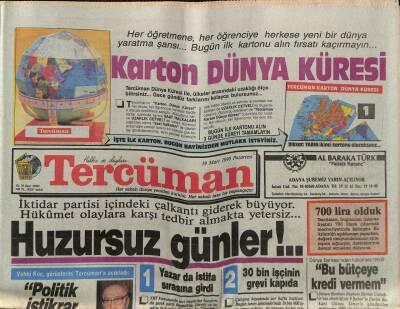 Tercüman Gazetesi 19 Mart 1990 - Fotoğraflarla Charlie Chaplin GZ74632 - 1