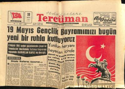 Tercüman Gazetesi 19 Mayıs 1961 - Aziz Nesin Ve Taninin Yazı İşleri Müdürü Nezaret Altına Alındılar GZ67696 - 2