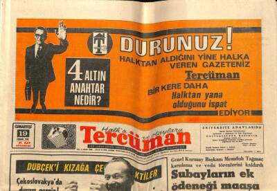Tercüman Gazetesi 19 Nisan 1969 - Subayların Ek Ödeneği Maaşa Ekleniyor GZ54327 - 1