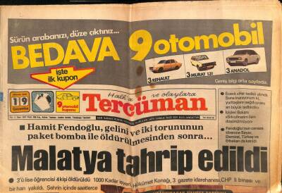 Tercüman Gazetesi 19 Nisan 1978 - Doğum Günü Hediyesi GZ55166 - 1