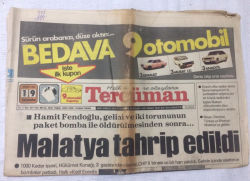Tercüman Gazetesi 19 Nisan 1978 - Malatya Tahrip Edildi - GZ17291 - 1