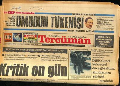 Tercüman Gazetesi 19 Nisan 1979 - Şarkıcı Esengül Trafik Kazasında Öldü GZ85630 - 1