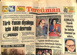 Tercüman Gazetesi 19 Nisan 1983 - Beyruttaki ABD Büyükelçiliği Bombalandı GZ67605 - 1