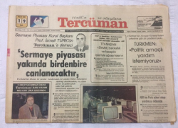 Tercüman Gazetesi 19 Ocak 1982 - Sermaye Piyasası Yakında Canlanacaktır - GZ15598 - 1