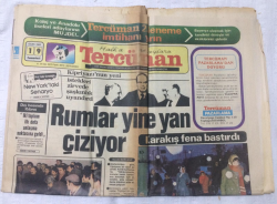 Tercüman Gazetesi 19 Ocak 1985 - Rumlar Yine Yan Çiziyor - GZ17179 - 2