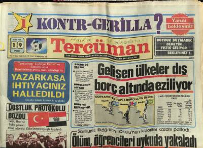 Tercüman Gazetesi 19 Ocak 1986 - Doğum Günü Hediyesi GZ54867 - 1