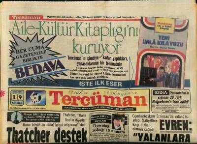 Tercüman Gazetesi 19 Şubat 1986 - Marini Çelebi İçin de Müebbed İstedi GZ74598 - 1