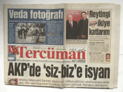 Tercüman Gazetesi 19 Şubat 2005 - Şii Camilerine Saldırı 43 Ölü GZ5803 - 1