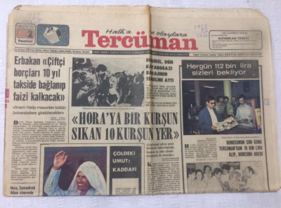 Tercüman Gazetesi 2 Ağustos 1976 - Erbakan Çiftçi Borçları 10 Yıl Takside Bağlanıp Faizi Kalkacak - GZ17236 - 1