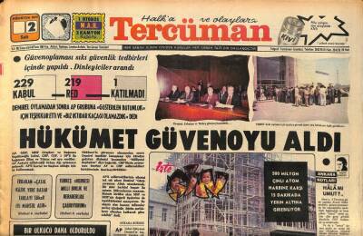 Tercüman Gazetesi 2 Ağustos 1977 - 500 Milyon Çinli Atom Harbine Karşı 15 Dakikada Yerin Altına Girebiliyor GZ85709 - 1