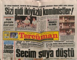 Tercüman Gazetesi 2 Ağustos 1988 - Papandreudan Pontuslulara Tam Destek GZ65477 - 1