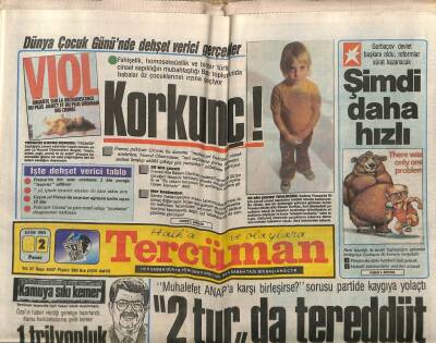 Tercüman Gazetesi 2 Ekim 1988 - 1 Trilyonluk Tasarruf Freni GZ64558 - 2
