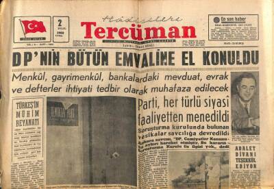 Tercüman Gazetesi 2 Eylül 1960 - Tarık Tunaya Ve İsmet Giritli Rektörden Açıklama Bekliyor GZ67535 - 2