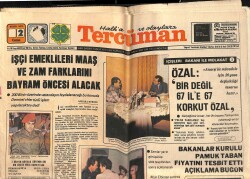 Tercüman Gazetesi 2 Eylül 1977 - Özal : ' Bir Değil 67 İl'e 67 Korkut Özal' GZ160332 - Gökçekoleksiyon