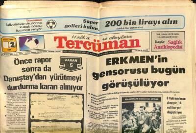 Tercüman Gazetesi 2 Eylül 1980 - Türkân Şoray Yeni Filminde Kendi Sesi İle Türkü Söyleyecek GZ118886 - 1