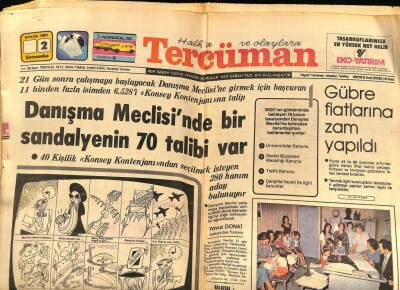 Tercüman Gazetesi 2 Eylül 1981 - İranda Yöneticler Kana Kan İstiyor GZ67329 - 2