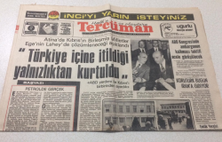 Tercüman Gazetesi 2 Haziran 1975 - Türkiye İçine İtildiği Yanlızlıktan Kurtuldu - GZ15368 - 2