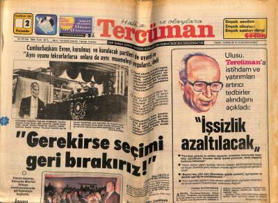 Tercüman Gazetesi 2 Haziran 1983 - Doğum Günü Hediyesi GZ54556 - 1