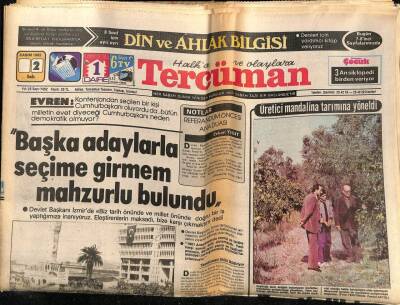 Tercüman Gazetesi 2 Kasım 1982 - Trabzonlu Ahmet Galatasarayda, Genç Milli Güreşçilerimiz Bir Türlü Büyümüyor GZ54093 - 1