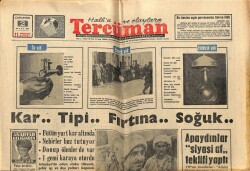 Tercüman Gazetesi 2 Mart 1963 - Barzani Irak Hükümetini Tehdit Etti GZ68636 - 1