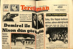 Tercüman Gazetesi 2 Nisan 1969 - Demirel İle Nixon Dün Görüştü GZ65421 - 2