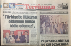 Tercüman Gazetesi 2 Nisan 1979 - Türkiyede Hükümet Olduğunu Kimse İddia Edemez - GZ12994 - 1