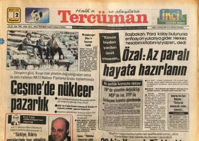 Tercüman Gazetesi 2 Nisan 1984 - Ahmed Şah Sultanahmet Camiinde Namaz Kıldı GZ79406 - 1