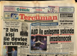Tercüman Gazetesi 2 Nisan 1986 - ABD İle Anlaşma Yakında İmzalanacak GZ70670 - 2