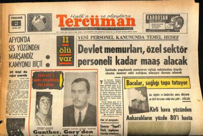 Tercüman Gazetesi 2 Ocak 1969 - Mümtaz Turhan Dün Vefat Etti GZ85935 - 1