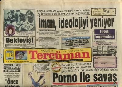 Tercüman Gazetesi 2 Ocak 1987 - Mersin Serbest Bölgesi Yarın Açılıyor GZ74635 - 1