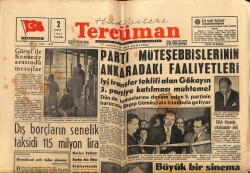 Tercüman Gazetesi 2 Şubat 1961 - Gürsel İle Kennedy Arasında Mesajlar GZ67586 - 2