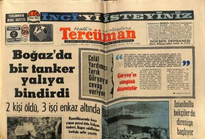 Tercüman Gazetesi 2 Temmuz 1970 - Eşi İle Yaptığı Kavgada , Camlarda Eli Parçalanan Cüneyt Arkın Sakat Kalma Tehlikesinde GZ67992 - 2