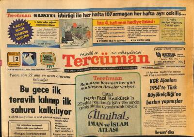 Tercüman Gazetesi 2 Temmuz 1981 - Ve Fenerbahçe Bir Takım Transfer Etti... GZ70021 - 2