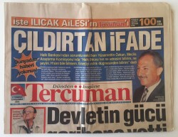 Tercüman Gazetesi 2 Temmuz 2003 - Başbakan Tayip Erdoğan AB Seferine Çıktı GZ11582 - 1