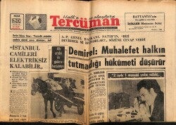 Tercüman Gazetesi 20 Aralık 1964 - Almanyadan Barzaniye Götürülen 430 Bin Mermi İstanbulda Ele Geçti GZ65798 - 2