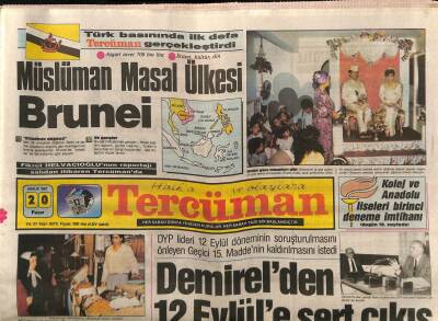 Tercüman Gazetesi 20 Aralık 1987 - Ve Naim Süleymanoğlu Dünyayı Kaldırdı !... GZ83213 - 1