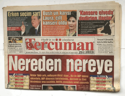 Tercüman Gazetesi 20 Aralık 2006 - 10 Bin 500 Banka Hesabını Boşalttılar GZ5651 - 2