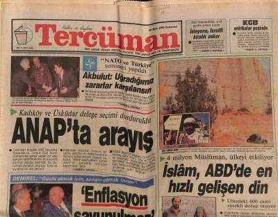 Tercüman Gazetesi 20 Ekim 1990 - Kadıköy Ve Üsküdar Delege Seçimi Durduruldu GZ65907 - 2