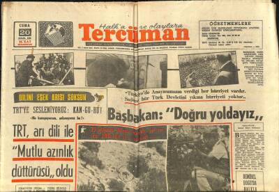 Tercüman Gazetesi 20 Eylül 1968 - Gönül Yazarın Lübnanlı Sevgilisi Maruf , Hudut Harici Edildi GZ118034 - 1