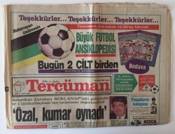 Tercüman Gazetesi 20 Eylül 1991 - Ecevit ANAP Darphaneden Sandığa Koşuyor GZ11285 - 2