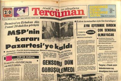 Tercüman Gazetesi 20 Haziran 1980 -Ayhan Işık Ölümünün 1. Yıldönümünde Küçük Bir Topluluk Tarafından Anıldı GZ67569 - 1