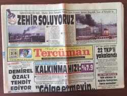 Tercüman Gazetesi 20 Kasım 1986 - Demirel Özalı Tehdit Ediyor GZ10387 - 2