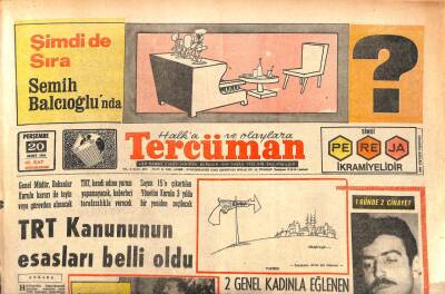 Tercüman Gazetesi 20 Mart 1969 - Karadeniz Rafinerisi Trabzonda Kurulacak GZ86951 - 1