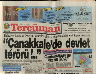 Tercüman Gazetesi 20 Mart 1990 - 10 Bin 600 Tarım İşçisi Greve Başladı GZ74624 - 1