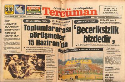 Tercüman Gazetesi 20 Mayıs 1979 - Doğum Günü Hediyesi GZ55130 - 1