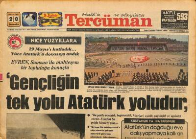 Tercüman Gazetesi 20 Mayıs 1981 - Afişlere Süper Hızla Süper Men 2 Çıktı - Ağca Kraliçe Elizabethi Öldürmeyi Planladım GZ126039 - 1