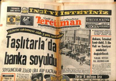 Tercüman Gazetesi 20 Nisan 1971 - Ereğli Demir Çelik Fabrikasının Tesellüm Ambarı Yandı Zarar 6 Milyon GZ54112 - 1