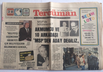 Tercüman Gazetesi 20 Nisan 1977 - İstanbula Hayran Kaldılar - GZ15066 - 1