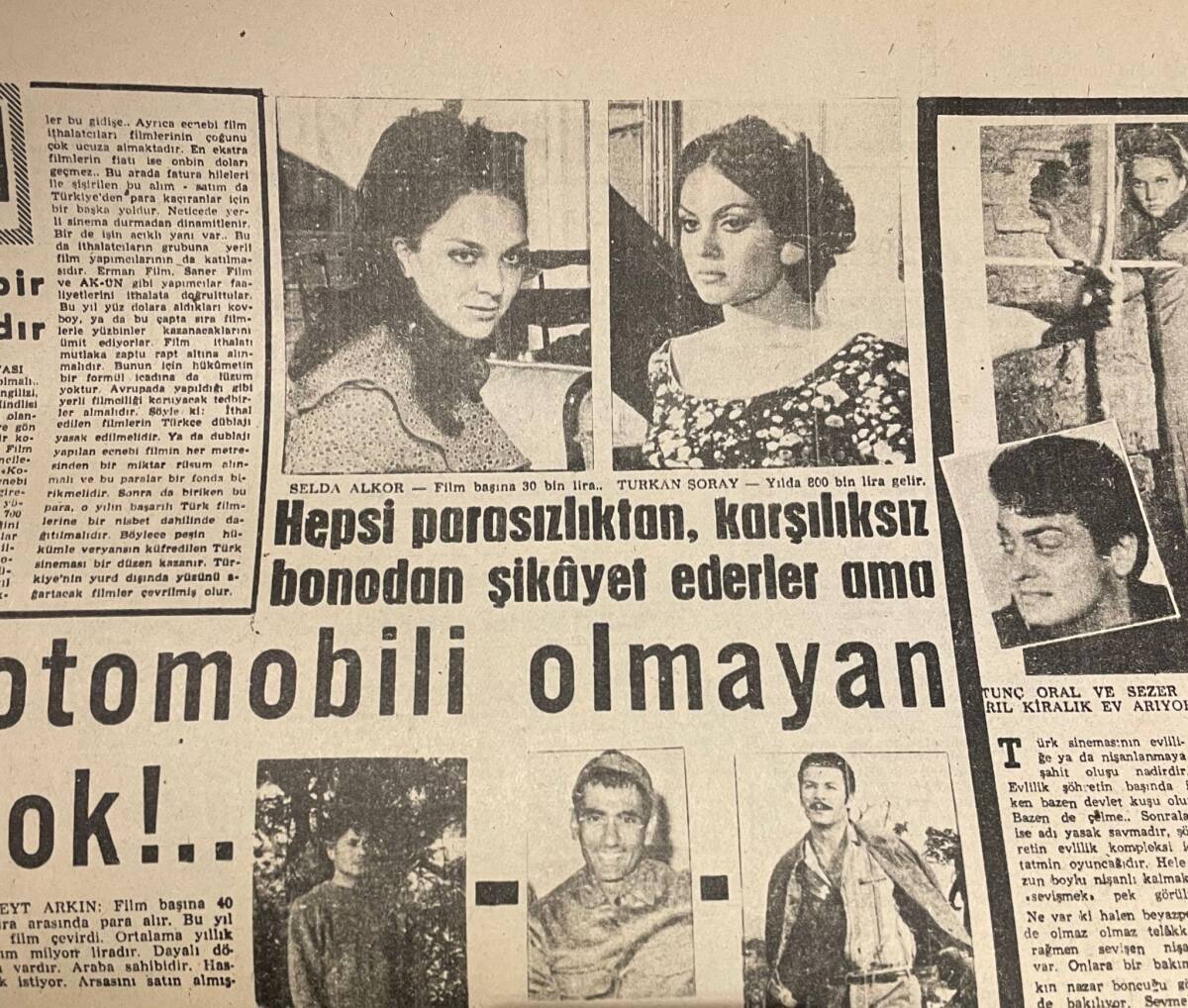 Tercüman Gazetesi 20 Ocak 1969 - Türkan Şoray, Yılda 800 Bin Gelir - Beyaz Saray Eski Başkan Johnson'u Uğurlarken Yeni Başkan Nixon'u Karşılayacak GZ146395 - 2